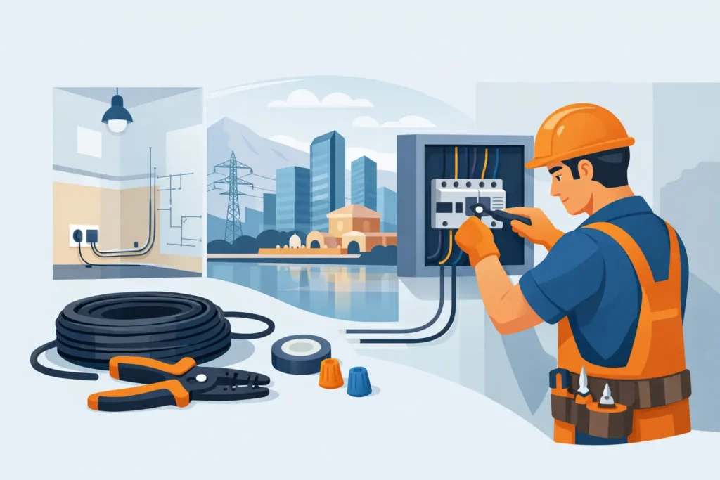 Electrical Wiring Installation Service in RAK