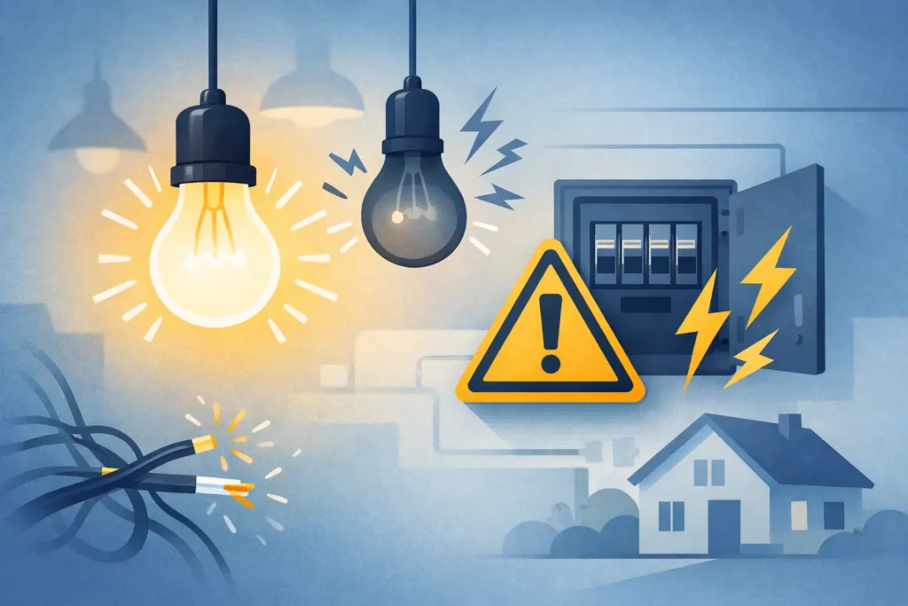 Flickering Lights: An Electrical Fault Warning