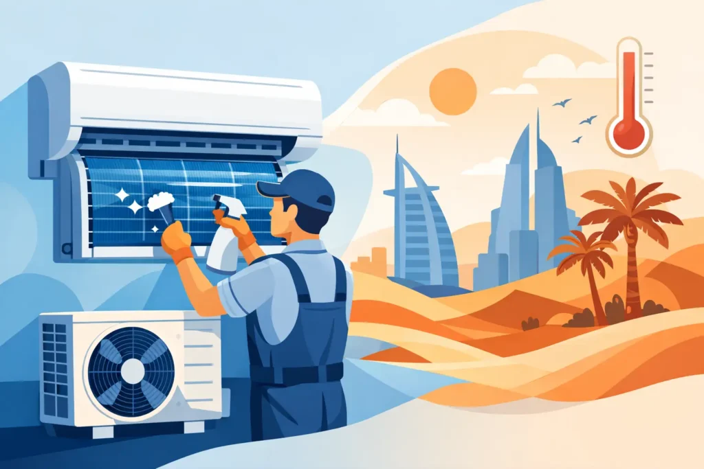 How Often Should AC Coils Be Cleaned in UAE?
