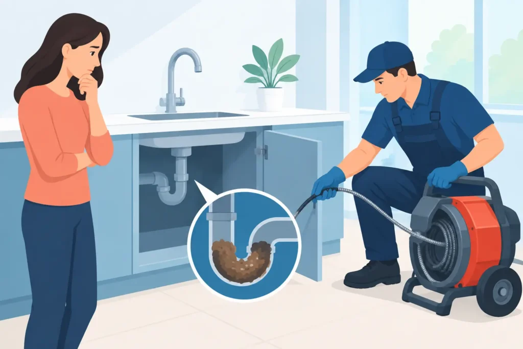 When to Call a Blocked Drain Cleaning Service